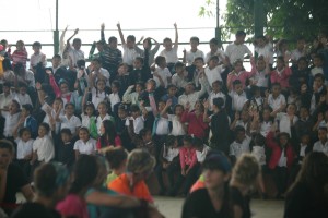 Kids Raising Hands